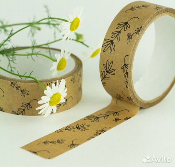 Бумажная клейкая лента «Лаванда»