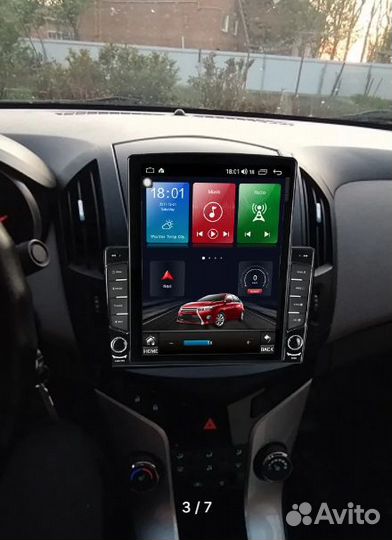 Chevrolet Cruze 2012+ магнитола Android tesla