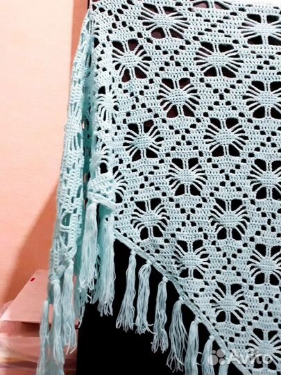 Шаль ручной работы