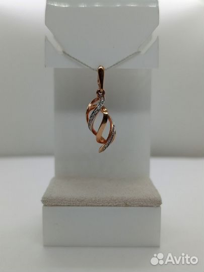 Подвеска 585 с фианитами Арт.67