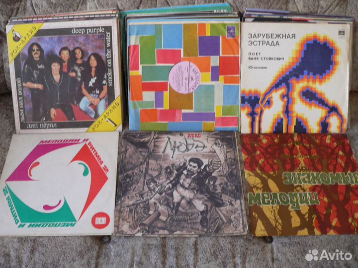 Грампластинки винил Мелодия 42 штуки коллекционные