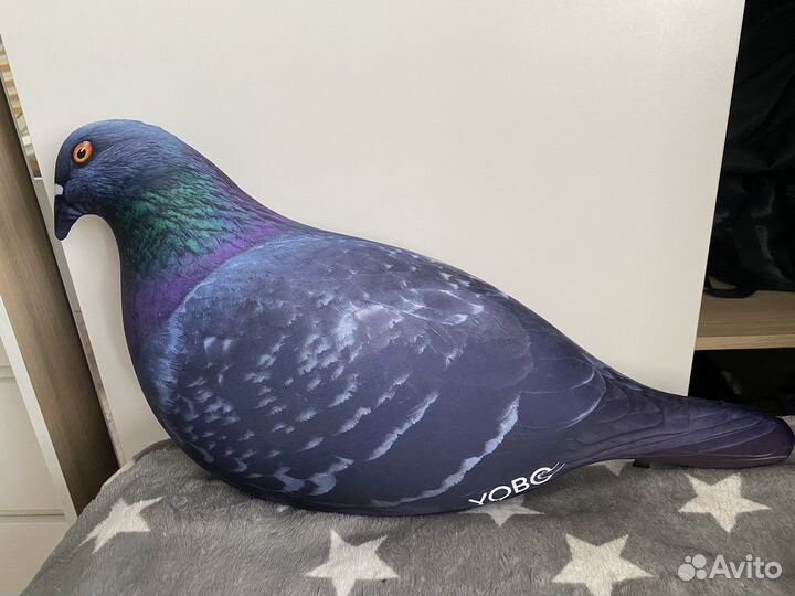 Подушка игрушка голубь антистресс