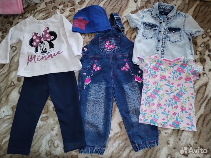 Пакет одежды для девочки 92р