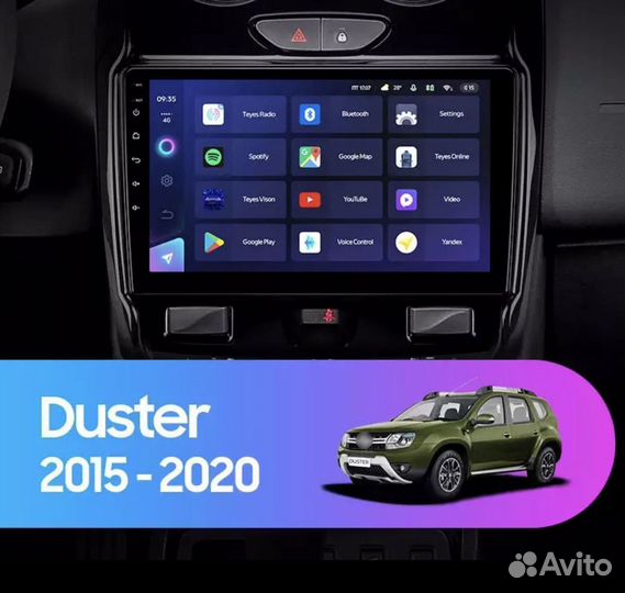 Штатная магнитола Renault Duster 2015-2020 3-32