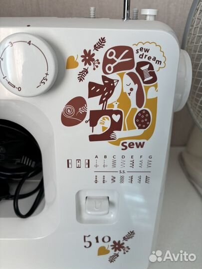 Швейная машина janome 510