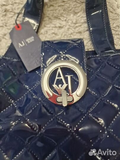 Сумка женская armani jeans синяя