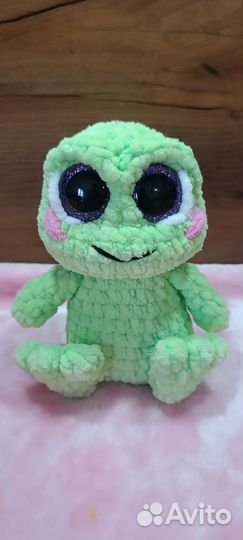 Лягушка. Плюшевая игрушка ручной работы