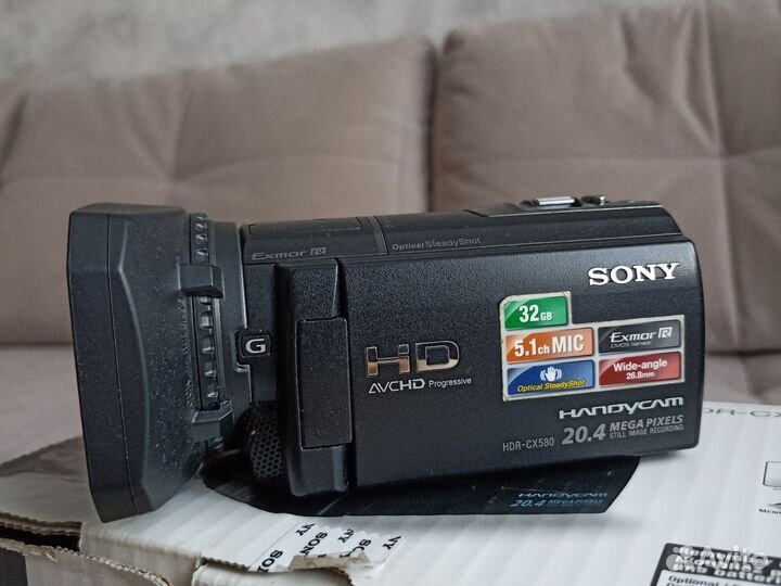 Видеокамера sony hdr-cx580ve