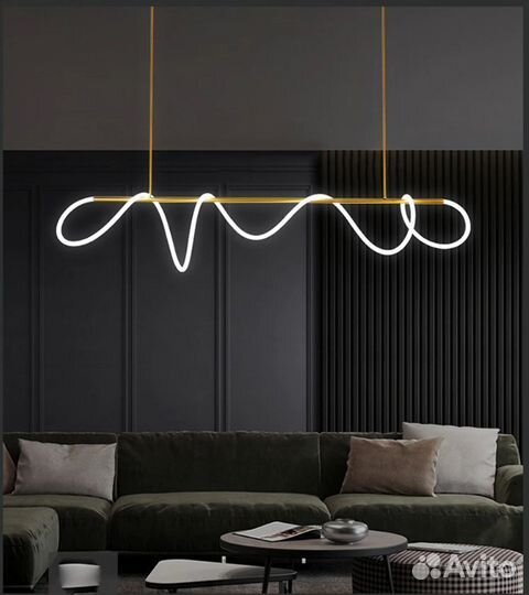 Люстра потолочная светодиодная дизайнерская