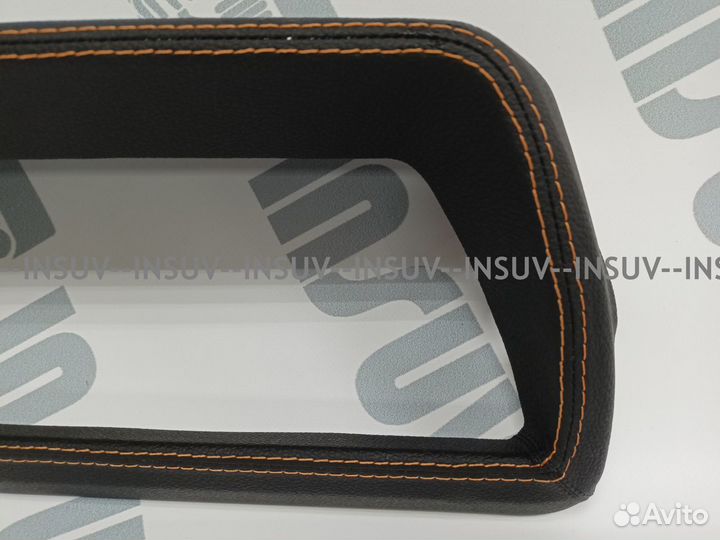 Щиток панели приборов Нива 21214 в коже оранж стр