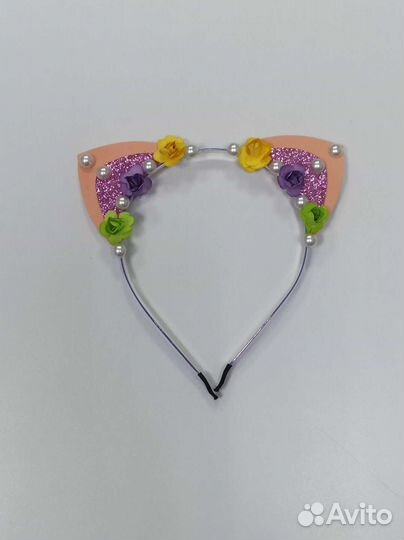 Ободок ушки кошки