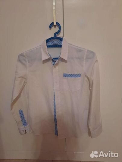 Рубашка для мальчика на рост 140