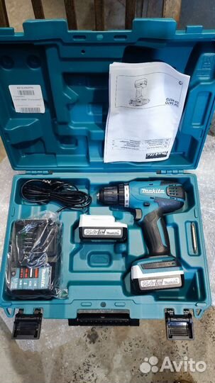 Шуруповерт makita 14v + 2 аккумулятора