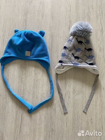 Шапка зимняя для мальчика 46-48