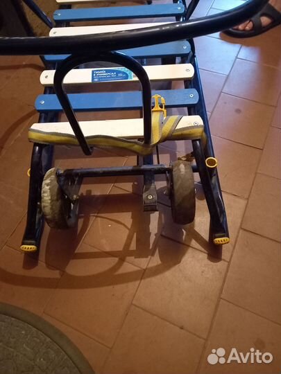 Детские санки на колесах