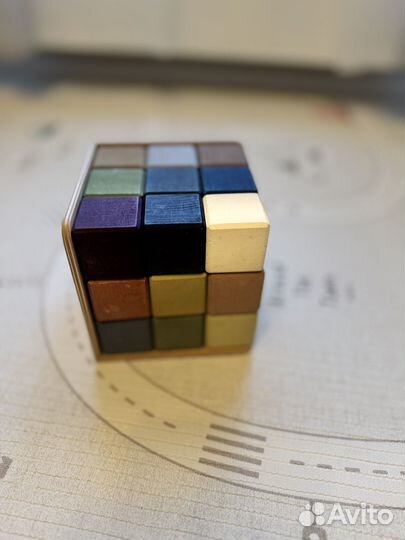 Кубики деревянные