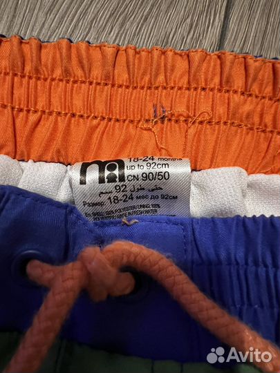 Шорты для купания mothercare + шапочка