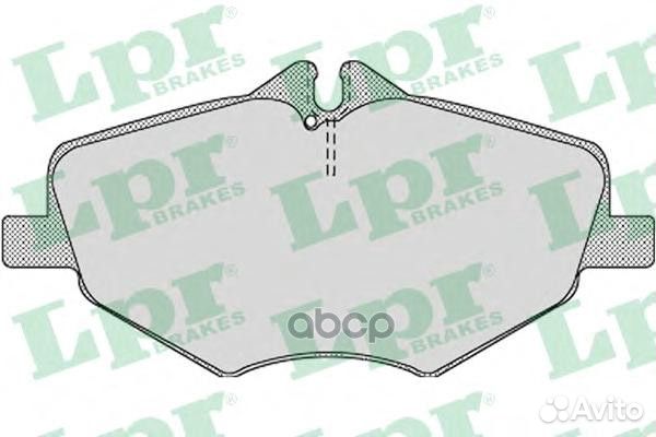 Колодки тормозные mercedes W211 02 передние ME