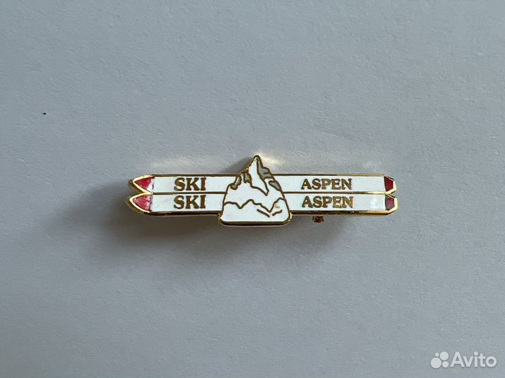 Значок Ski Aspen иностранный значок