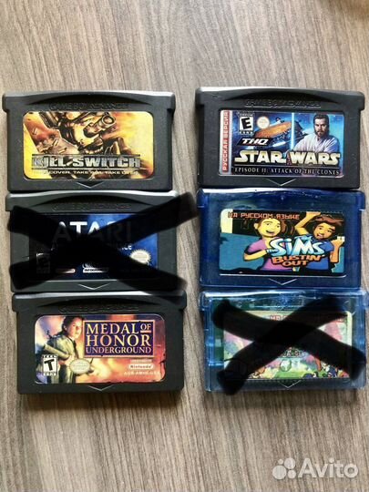 Картриджи для game boy advance gba