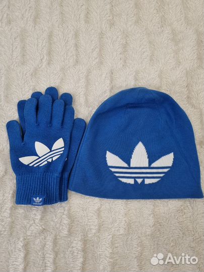Шапка и перчатки Adidas