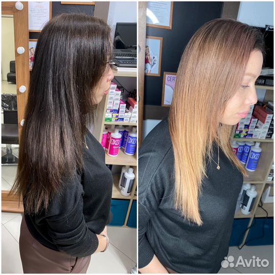 Выход из черного Окрашивание