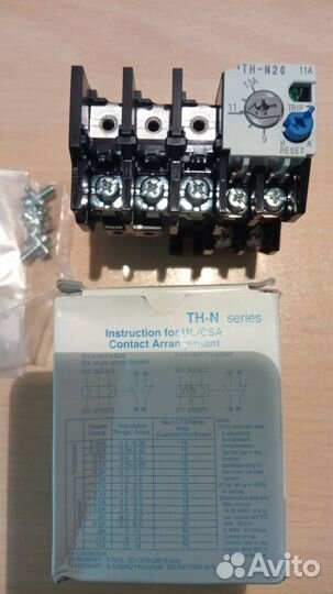 Реле тепловой защиты mitsubishi TH-N20