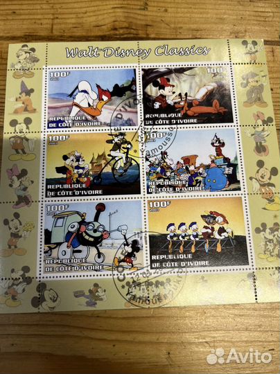 Марки Дисней