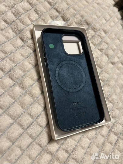 iPhone 13 pro max кожаный чехол