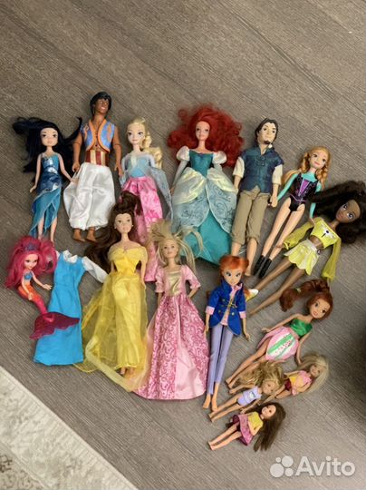 Куклы герои мультфильмов и тд