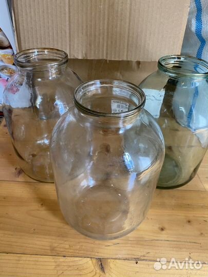 Банка стекло 3л