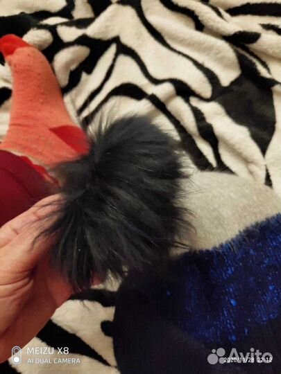 Шапка женская вязаная,зимняя