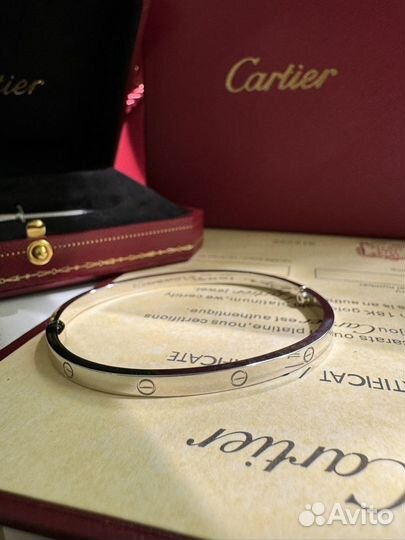 Золотой браслет Cartier Love 585п