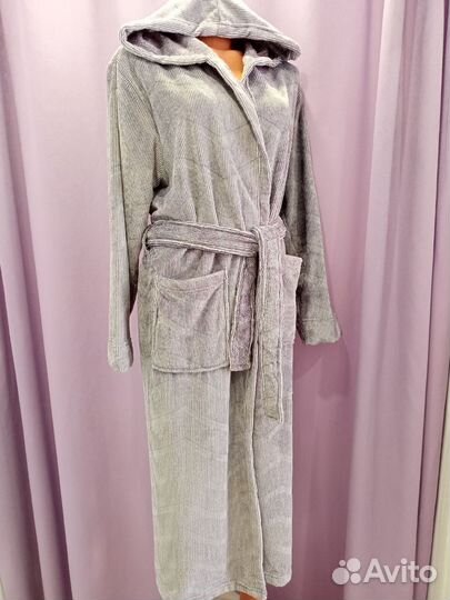 Махровый халат женский