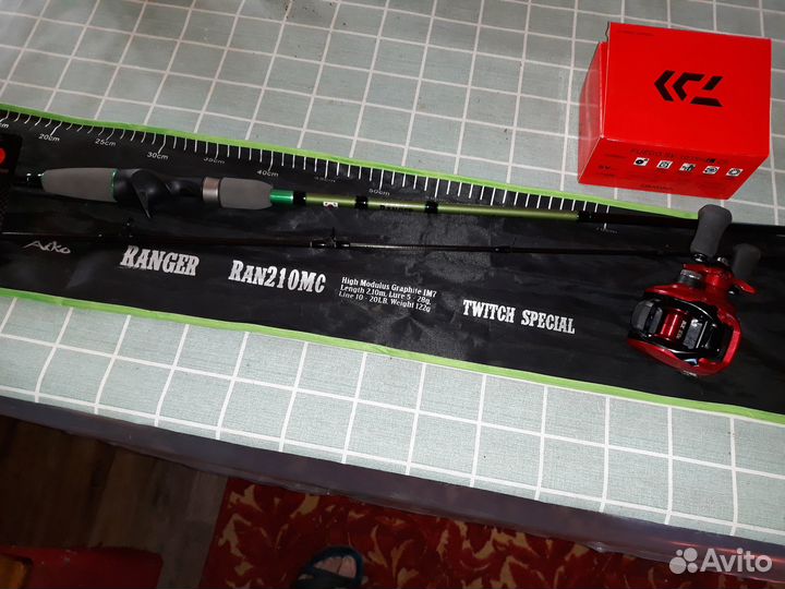 Мультипликаторная катушка Дайва фуего и удилище