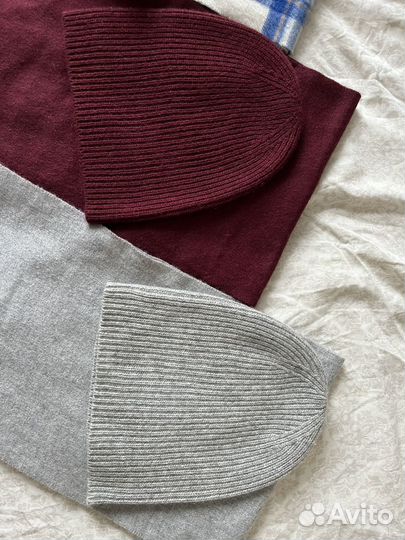 Шапка uniqlo кашемир шарф uniqlo кашемир
