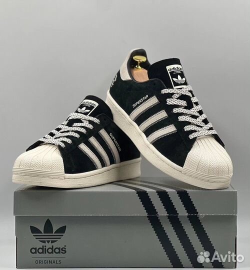 Кроссовки Adidas Superstar черные