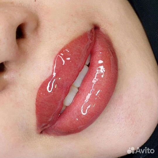 Пудровое напыление бровей,губы,стрелки