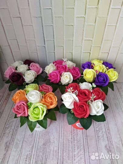 Букет комплимент из мыла