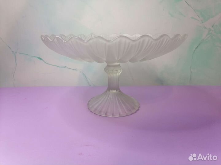 Ваза для фруктов царская на ножке