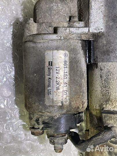 Стартер ssangyong kyron 2.0d