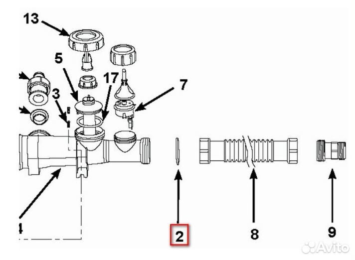 10712 Уплотнительное кольцо для фильтр-насосов