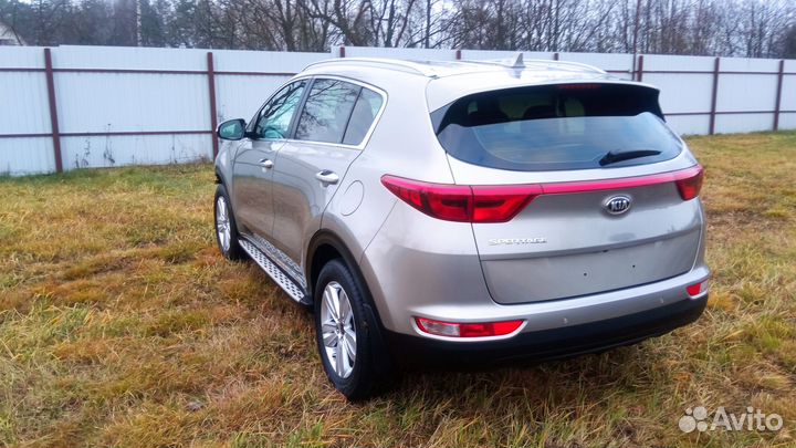 Kia Sportage 2.0 AT, 2017, битый, 51 750 км