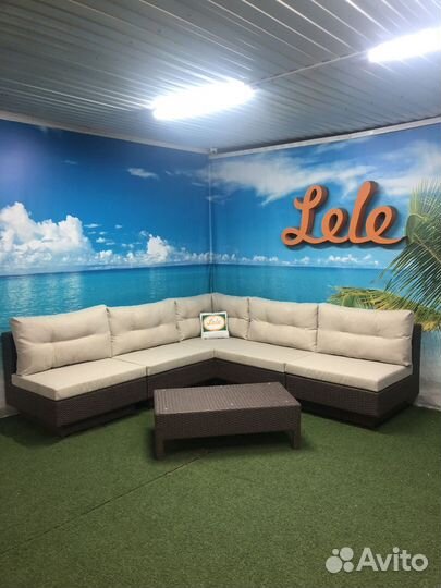 Комплект мебели из искусственного ротанга Lele - Ф