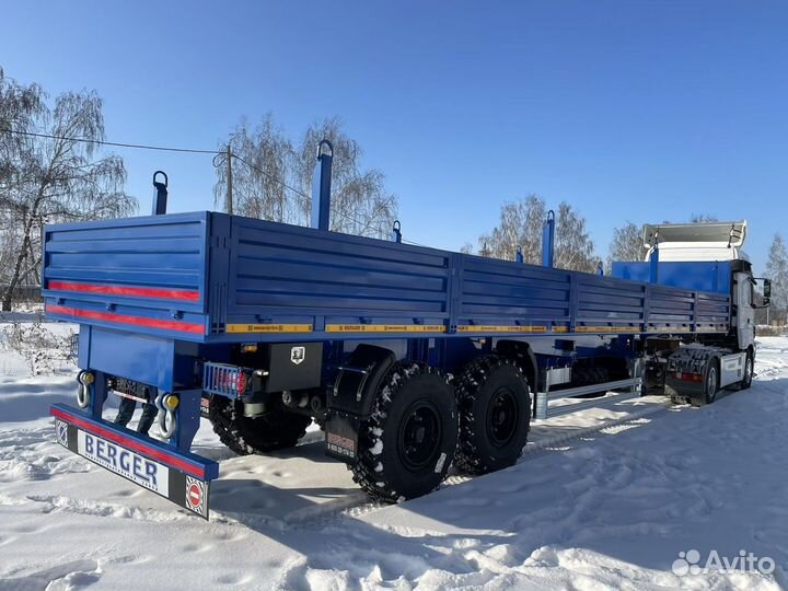 Полуприцеп бортовой Berger 9852, 2022