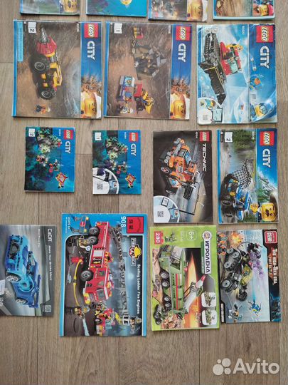 Lego россыпью с инструкциями