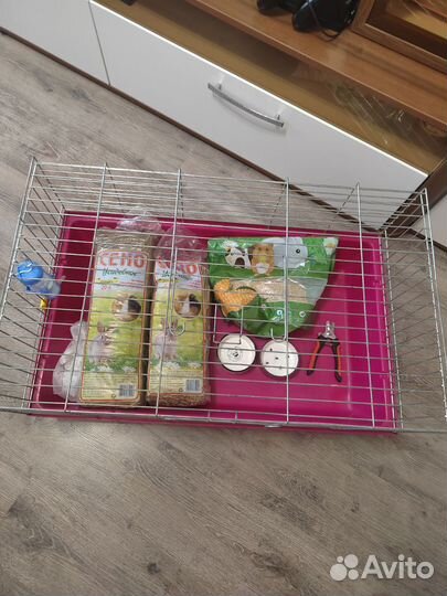 Клетка для грызунов, кроликов, морских свинок