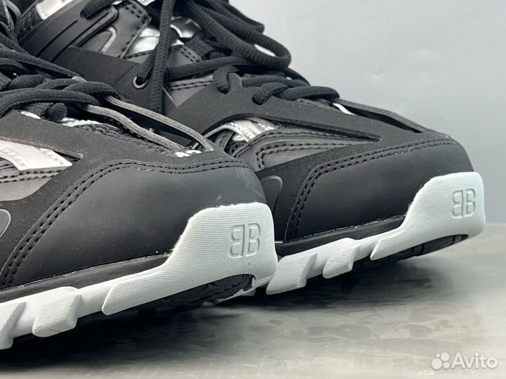 Balenciaga Track Sneaker Black Silver