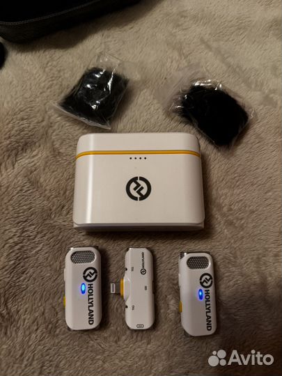 Микрофон петличный Hollyland Lark C1 Duo Lightning