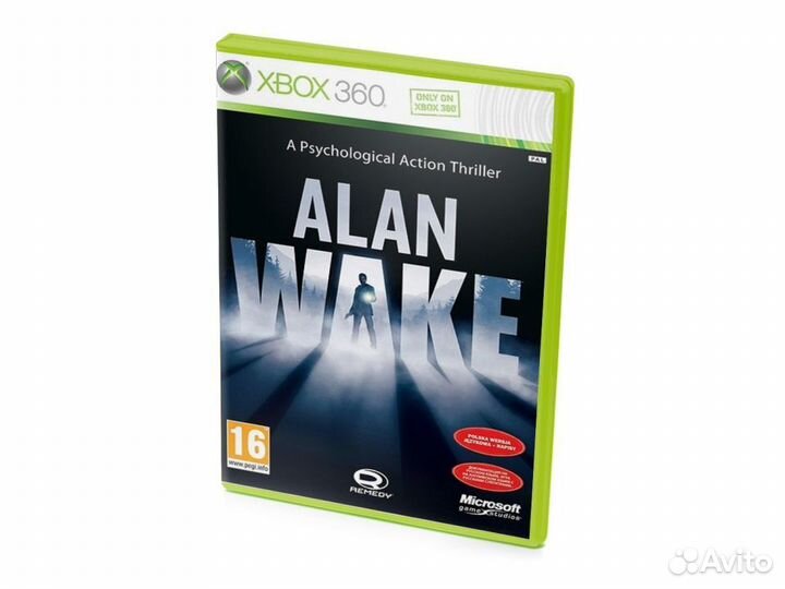 Alan Wake, б/у, множ.царап., без обложки Xbox 360